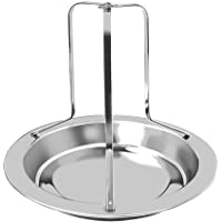 Soporte para Gallinas Lata De Cerveza Asador De Pollo Parrilla Plegable Vertical de Acero Inoxidable Pollopara Asar…